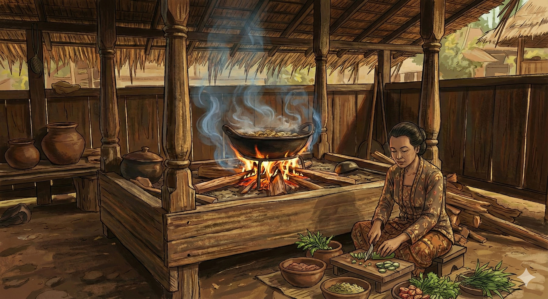 Tungku: Ingatan Tentang Masa Kecil dan Dapur Ibu